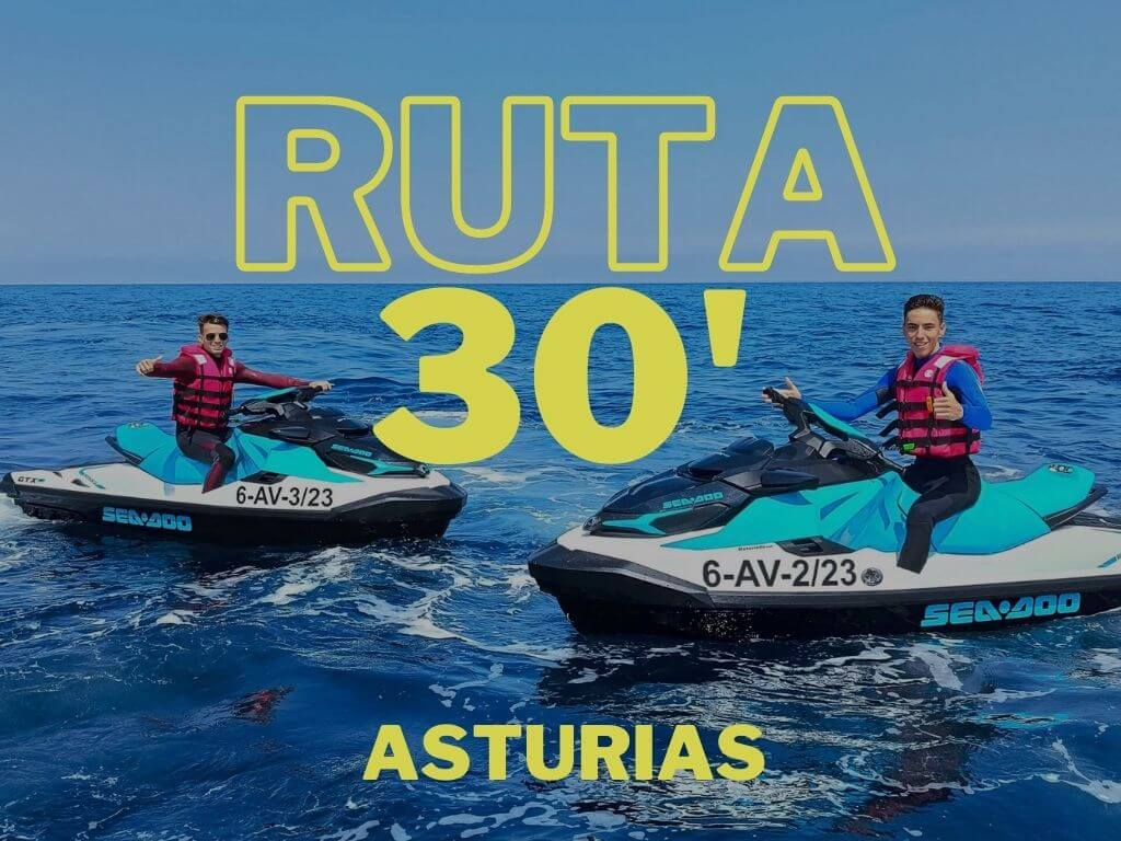 Ruta de 30 minutos en moto de agua en Asturias