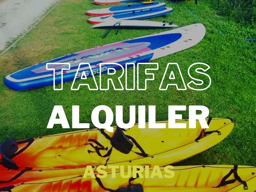 tarifas de alquiler de material deportivo por horas en Asturias