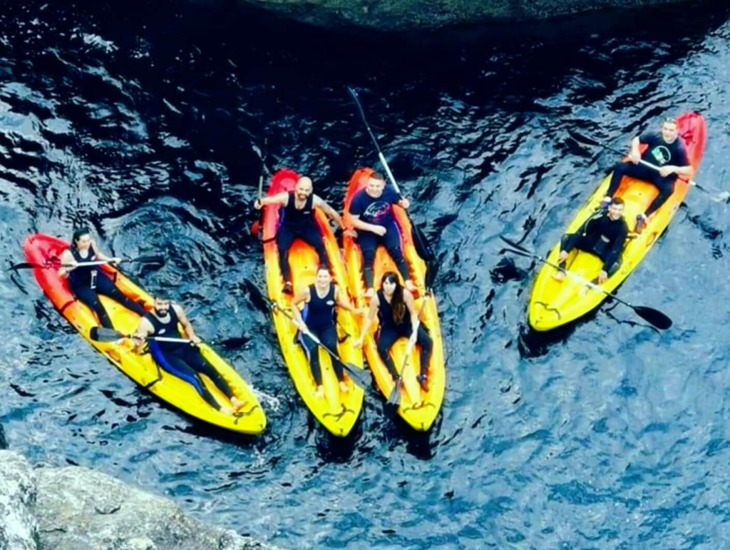ruta en Kayak en Asturias con amigos